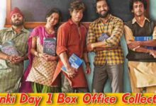 Dunki day 1 box office collection