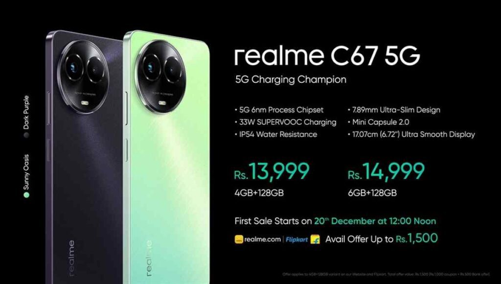 Realme C67 5G Price