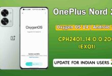 OnePlus Nord 2T OxygenOS 14 Update