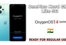 OnePlus Nord CE 2 Lite OxygenOS 14 Update