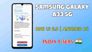 Samsung Galaxy A33 5G One UI 6 Update