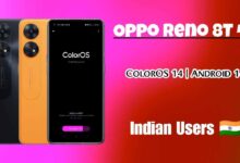 Oppo Reno 8T 4G ColorOS 14 Update