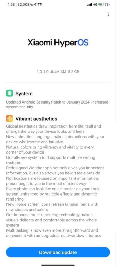 HyperOS Update for Poco F4 GT Global Users