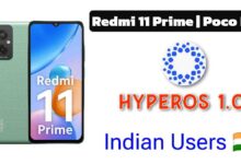 HyperOS Update for Redmi 11 Prime