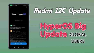 Redmi 12C HyperOS update