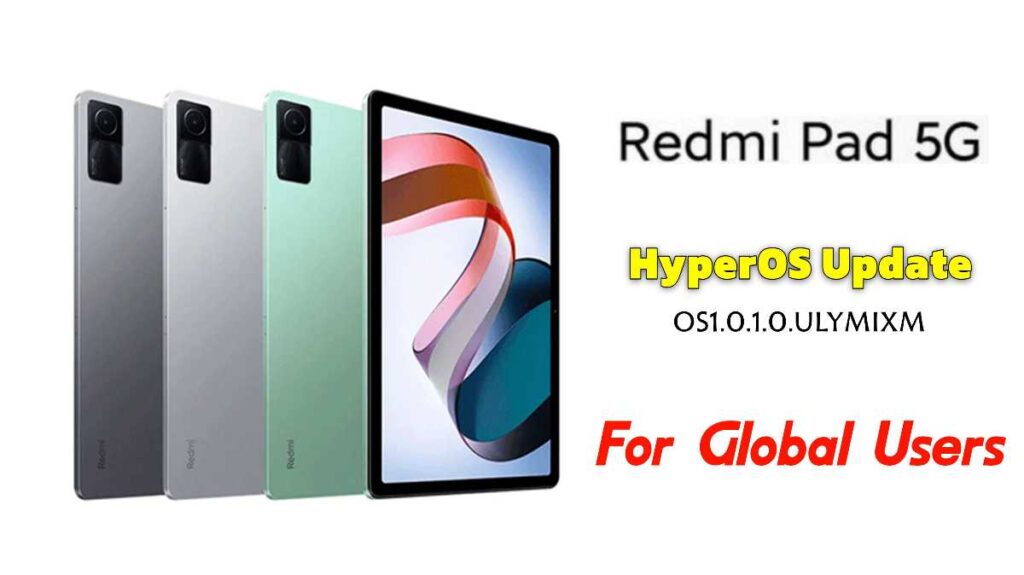 HyperOS update for Redmi Pad