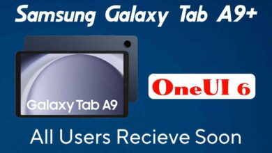 OneUI 6 update for Samsung Galaxy Tab A9 Plus