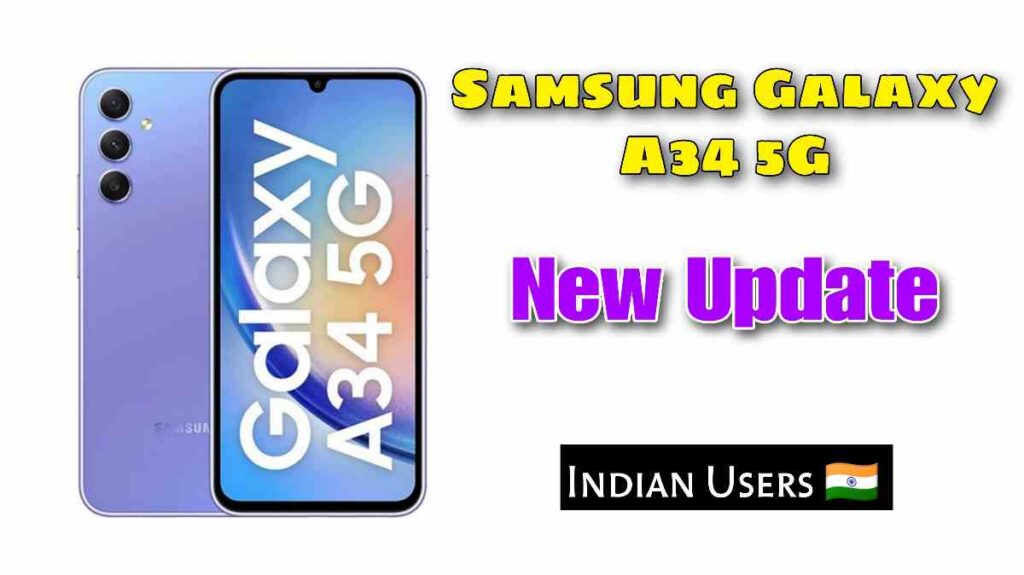 Samsung Galaxy A34 February Update