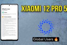 HyperOS Update for Xiaomi 12 Pro 5G