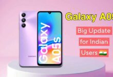 OneUI 6 update for Samsung Galaxy A05s