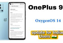 OnePlus 9R OxygenOS 14 Update