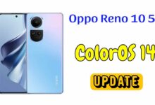 Oppo Reno 10 5G ColorOS 14 Update