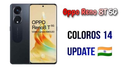 Oppo Reno 8T 5G ColorOS 14 Update