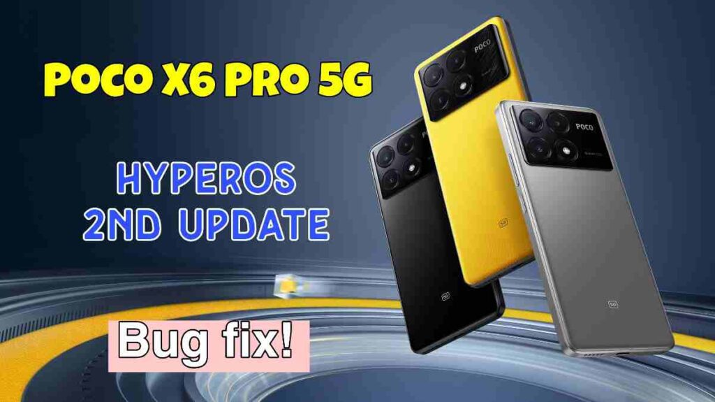 HyperOS 2nd Update for Poco X6 Pro 5G