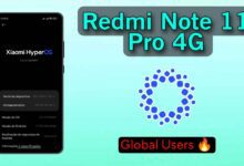 HyperOS Update for Redmi Note 11 Pro 4G